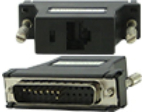 04007020 DBA0011C - RJ-45F to DB-25M crossover (DTE) adapter for IOLAN with Sun/Cisco pinout. by PERLE