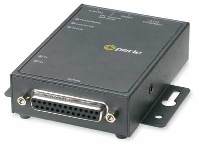 04030164 IOLAN SDS1 Secure Device Server ( Terminal Server ) - 1 x DB25F connector, software selectable RS232/422/485 interface, by PERLE