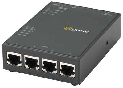 04030350 IOLAN STS4 PoE Secure Device Server ( Terminal Server ) - 4 x RJ45 connector, 10/100 Ethernet, 802.3af Power over Ether by PERLE