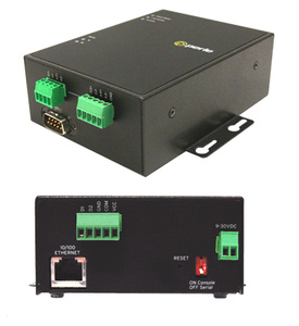 04031100 IOLAN SDS1 TA4D2 Secure I/O Device Server - four analog inpputs and 2 digital I/O, 1 x DB9M connector, software selecta by PERLE