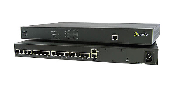 04031614 IOLAN SDS16C Secure Device Server ( Terminal Server ) - 16 x RJ45 connector with Sun/Cisco pinout , 1U rack mount, soft by PERLE