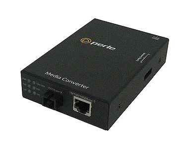 05040864 S-1110-M1SC05D - 10/100/1000 Gigabit Ethernet Stand-Alone Media and Rate Converter. 10/100/1000BASE-T (RJ-45) [100 m/32 by PERLE