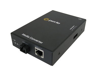 05040914 S-110-M1SC2U - 10/100 Fast Ethernet Stand-Alone Media and Rate Converter 10/100Base-TX (RJ-45) [100 m/328 ft.] to 100Ba by PERLE