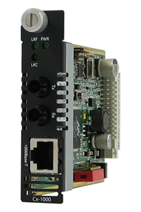 05042950 CM-1000-M2ST2 - Gigabit Ethernet Media Converter Managed Module. 1000BASE-T (RJ-45) [100 m/328 ft.] to 1000BASELX 3100n by PERLE