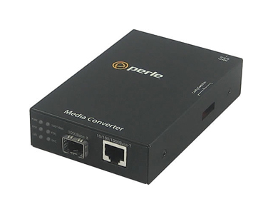 05050194 S-1110-SFP - 10/100/1000 Gigabit Ethernet Standalone Media and Rate Converter. 10/100/1000BASE-T (RJ-45) [100 m/328 ft. by PERLE