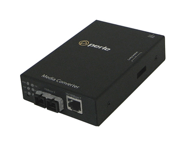 05050514 S-110-S2SC120 - 10/100 Fast Ethernet Stand-Alone Media and Rate Converter 10/100Base-TX (RJ-45) [100 m/328 ft.] to 100B by PERLE