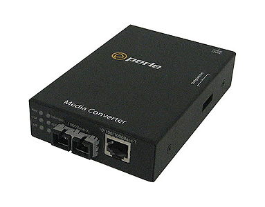 05050694 S-1110-S2SC40 - 10/100/1000 Gigabit Ethernet Stand-Alone Media and Rate Converter. 10/100/1000BASE-T (RJ-45) [100 m/328 by PERLE