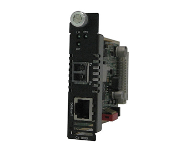05051020 C-1000-S2LC10 - Gigabit Ethernet Media Converter Module. 1000BASE-T (RJ-45) [100 m/328 ft.] to 1000BASELX/LH 1310 nm si by PERLE
