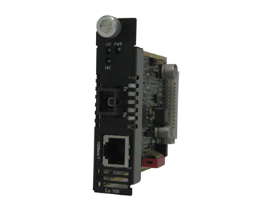 05051300 C-100-S1SC40D - Fast Ethernet Media Converter Module 100Base-TX (RJ-45) [100 m/328 ft.] to 100Base-BX 1550nm TX / 1310n by PERLE