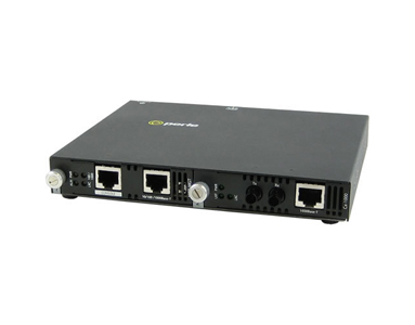 05070074 SMI-1000-S2ST40 - Gigabit Ethernet IP Managed Standalone media converter. 1000BASE-T (RJ-45) [100 m/328 ft.] to 1000BAS by PERLE