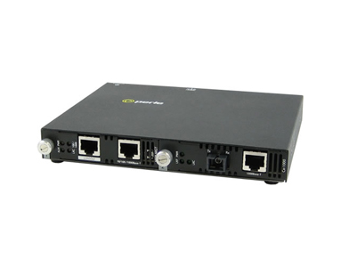 05070164 SMI-1000-S1SC10D - Gigabit Ethernet IP Managed Standalone media converter. 1000BASE-T (RJ-45) [100 m/328 ft.] to 1000BA by PERLE