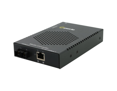 05079384 S-1110HP-SC2 - Gigabit Media and Rate Converter with Type 4 High-Power PoE PSE (up to 100W/port) by PERLE