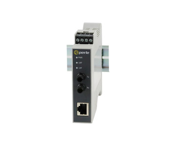 05091070 - SR-100-ST80 - Fast Ethernet Industrial Media Converter: 100BASE-TX (RJ-45) [100 m/328 ft] to 100Base-ZX 1550nm single by PERLE