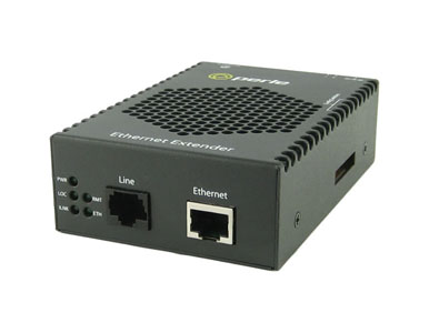06003620 eX-1S110-RJ-XT - Fast Ethernet Industrial Temperature Ethernet Extender - 1 port 10/100Base-TX (RJ-45) . RJ45 Interlink by PERLE