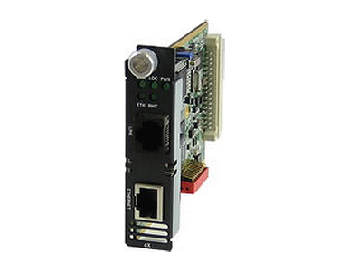 06003920 eX-1CM110-RJ - Managed Fast Ethernet Extender Module - 1 port 10/100Base-TX (RJ-45) . RJ45 Interlink ( VDSL2 ) connecto by PERLE