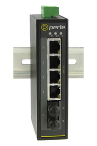 07010040 IDS-105F-S2ST20 - Industrial Ethernet Switch -  4 x 10/100Base-TX RJ-45 ports and 1 x 100Base-LX, 1310nm single mode by PERLE