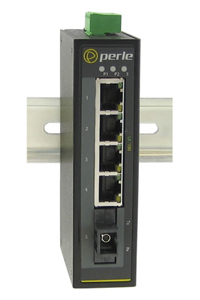 07010120 IDS-105F-M1SC2D - Industrial Ethernet Switch -  4 x 10/100Base-TX RJ-45 ports and 1 x 100Base-BX, 1550nm TX / 1310nm RX by PERLE