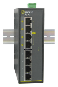 07011170 IDS-108FPP - Industrial Ethernet Switch with Power Over Ethernet -  8 x 10/100Base-TX RJ45 ports, 4 of which support Po by PERLE