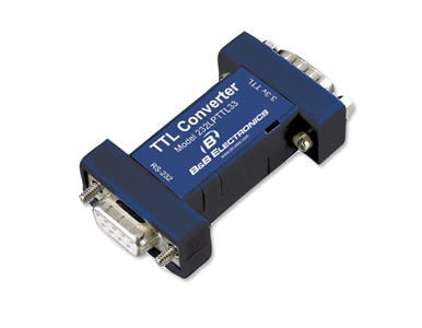 232LPTTL33 - RS232 to 3.3V TTL converter 9 pin port powered by Advantech/ B+B Smartworx