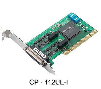 CP-112UL-I-T - 2 Port UPCI Board, RS-232/422/485, w/Isolation, Low Profile, Wide Temperature by MOXA