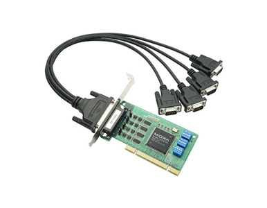 CP-114UL-I-DB9M - 4 Port UPCI Board, w/DB9M Cable, RS-232/422/485, w/Isolation, Low Profile by MOXA