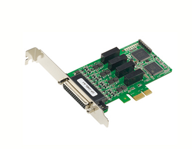 CP-134EL-A-I-DB9M - 4 Port PCIe Board, w DB9M Cable, low profile, RS-422485, w Surge, w Isolation by MOXA