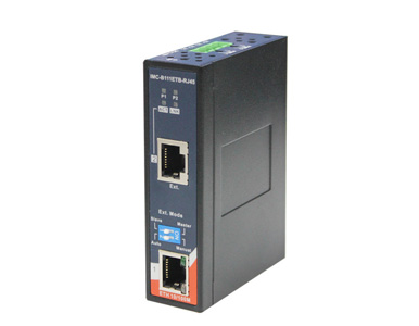 IMC-B111ETB-RJ45 - DIN Rail 2-wire 10/100TX (RJ-45) Ethernet extender by ORing Industrial Networking