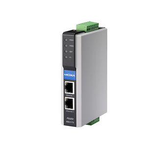 MGate MB3170I - 1 Port RS-232/422/485 advanced Modbus TCP to Serial Communication Gateway with 2 KV Isolation by MOXA