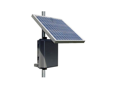 RPPL24-18-30 - RemotePro 8W Continuous Remote Power System, 30W Solar Panel & Mount, Polycarbonate Enclosure, 24V 18Ah Battery, by Tycon Systems