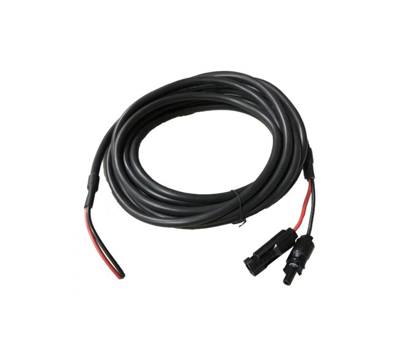 RPST-CABLE20-Conn - Cable Assembly - 12AWG -  with 2 MC-4 connectors on one end and stripped wire on other end, 6.1m (20') long, by Tycon Systems