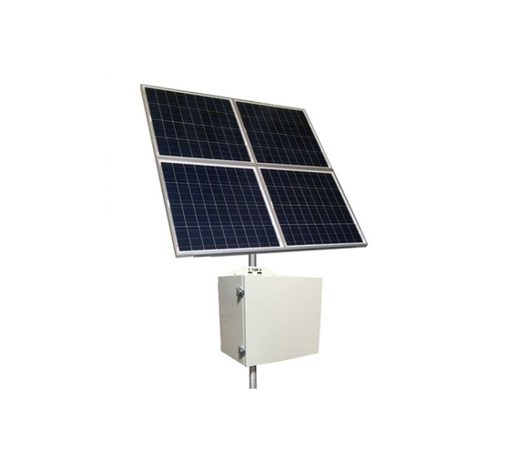RPSTL12/24M-200-160 - RemotePro 12/24V 40W Continuous Remote Power System, MPPT Controller,160W Solar Panel & Mount, Steel Enclo by Tycon Systems