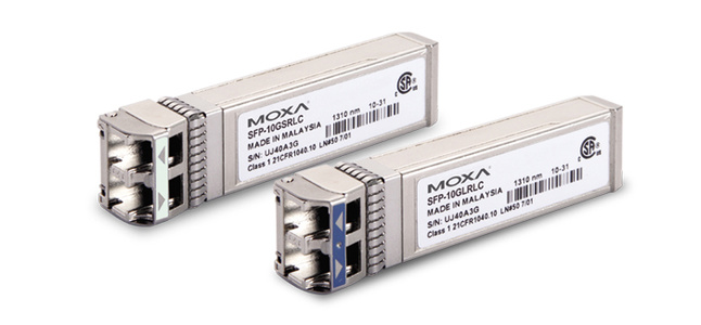 SFP-10GERLC - SFP+ module with 1 10GBase-ER port for 40 km transmission, LC connector, 0 to 60 Degree C operating temperature. by MOXA