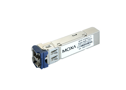 SFP-1FESLC-T - Small Form Factor pluggable transceiver with  100Base single-mode, LC connector, 40Km,  -40 to 85 Degree C by MOXA