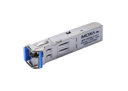 SFP-1G20ALC-T - Small Form Factor pluggable transceiver with 1000Base WDM,type A, LC connector, 20 km, -40 to 85 Degree C by MOXA