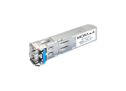 SFP-1GZXLC - Small Form Factor pluggable transceiver with 1000BaseZX, LC connector, 80 km, 0 to 60 Degree C by MOXA