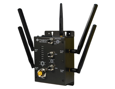 TAR-3120-M12 - EN50155 Rugged 2x 10/100TX (M12)   dual RF  802.11a/b/g and 3.5G VPN Router by ORing Industrial Networking