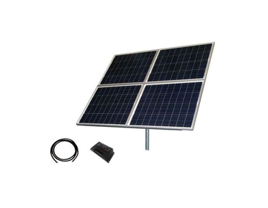 TPSK12/24-320W - 320W 12V or 24V Solar Kit: Qty 4  80W Panels, Pole Mount, Controller, Cables, Supports 80W continuous by Tycon Systems