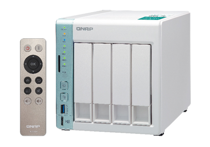 TS-451A-2G-US - 4-bay TS-451A personal cloud NAS/DAS with USB direct access, HDMI local display by QNAP