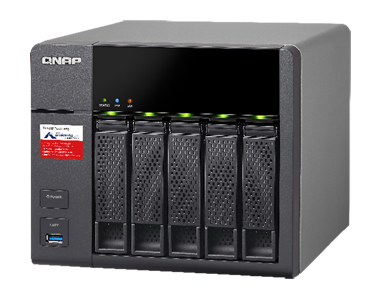 TS-531P-8G-US - TS-531P (8GB RAM version) ARM-based NAS with Hardware Encryption, Quad Core 1.4GHz, 8GB RAM, 4 x 1GbE, 10G-ready by QNAP