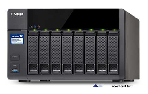 TS-831X-16G-US - TS-831X High-performance 8-bay NAS with Built-in 2 x 10GbE (SFP+) Network, Hardware Encryption, Quad Core 1.4GH by QNAP