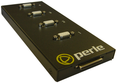04002020 - UltraPort4 DB9F Connect Box by PERLE
