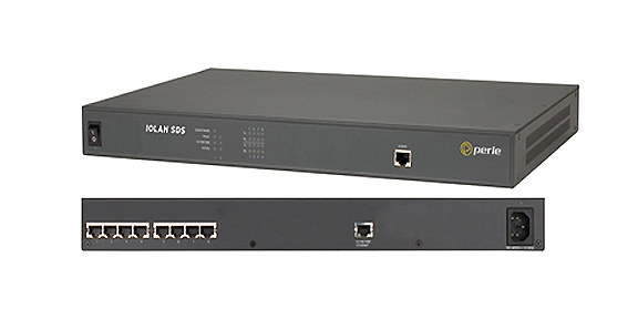 04030314 IOLAN SDS8 Secure Device Server ( Terminal Server ) - 8 x RJ45 connector , 1U rack mount, software selectable RS232/422 by PERLE