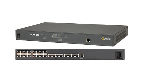 04030464 IOLAN STS24 Secure Terminal Server- 24 x RJ45 connector, 10/100/1000 Ethernet, 1U rack mount, RS232 interface, advanced by PERLE