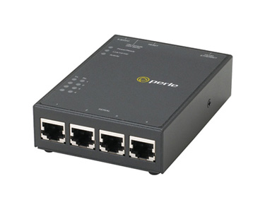 04031854 IOLAN SDS4 GR Secure Device Server: 4 x RJ45 connectors with software selectable RS232/422/485 interfaces, 10/100/1000 by PERLE