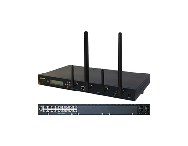 04032724 IOLAN SCG18 R-LAWM Console Server - 16 x RS232 RJ45 interfaces with software configurable Cisco pinouts, 2 x USB Ports, by PERLE