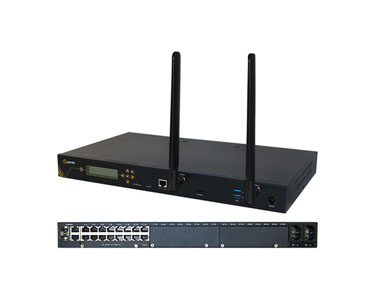 04032744 IOLAN SCG18 R-LAM Console Server - 16 x RS232 RJ45 interfaces with software configurable Cisco pinouts, 2 x USB Ports, by PERLE