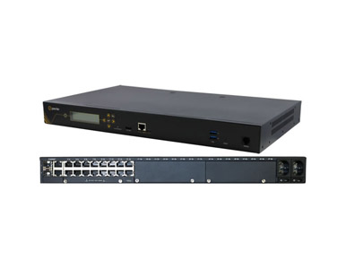 04032824 - IOLAN SCG18 R-M Console Server: 16 x RS232 RJ45 interfaces with software configurable Cisco pinouts. by PERLE