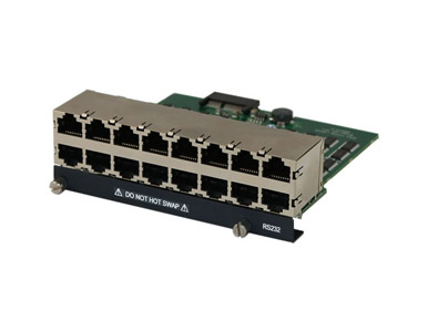 04033800IOLAN G16 RS232 Card  -  Interface Module with 16 x RS232 RJ45 interfaces with software configurable Cisco pinouts. by PERLE