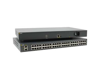 Perle - IOLAN SCR052 Console Server: 50 x Console Management Ports (48 x RS232 RJ45, 2 x USB), 2 x 1G Ethernet Uplink Ports, AC by PERLE