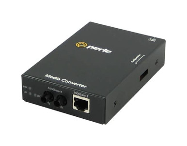 05040954 S-1000-M2ST2 - Gigabit Ethernet Stand-Alone Media Converter. 1000BASE-T (RJ-45) [100 m/328 ft.] to 1000BASELX 1310nm ex by PERLE